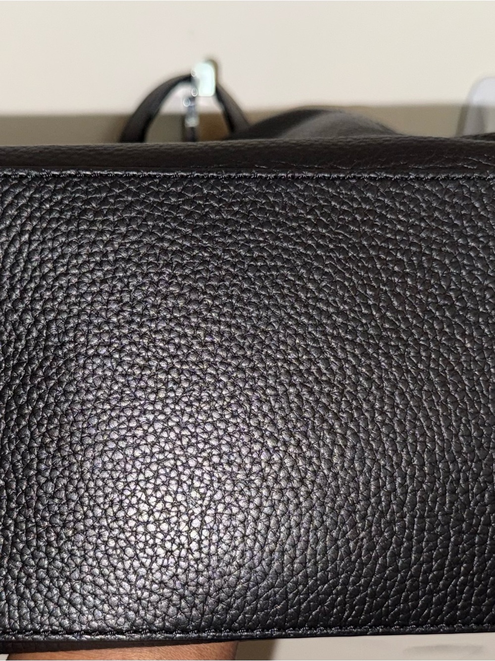 MICHAEL Michael Kors Black Pebbled Leather Shoulder Bag